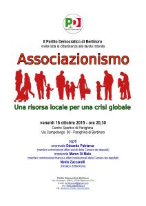 Associazionismo: una risorsa locale per una crisi globale @ Centro sportivo di Panighina (Bertinoro)