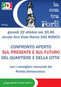 "In Con Tra Forlì": assemblea del Gruppo consiliare Pd Forlì al Ronco @ Circolo Arci Ronco | Forlì | Emilia-Romagna | Italia