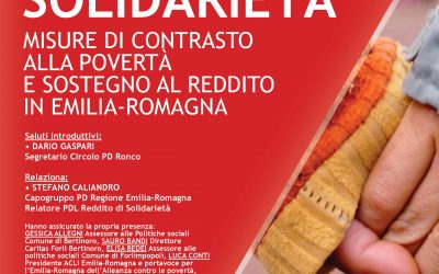 Reddito di Solidarietà: Stefano Caliandro presenta le misure di contrasto alla povertà