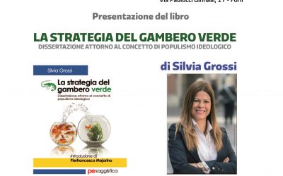 “La strategia del gambero verde”, Silvia Grossi presenta il suo libro a Forlì