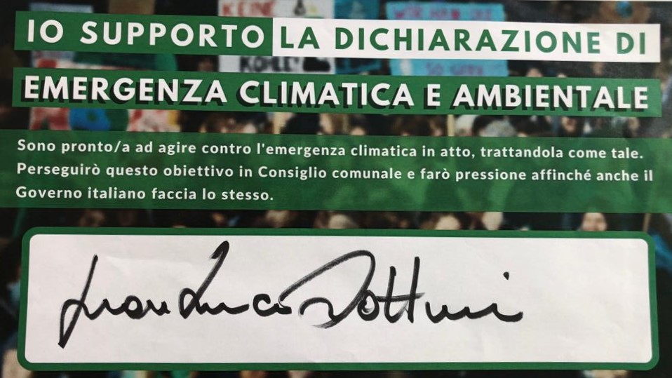 Emergenza climatica, il centrosinistra: “La maggioranza consiliare di centrodestra sconfessa Zattini”