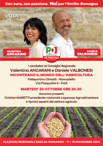 Incontro con il mondo dell'agricoltura @ Polisportivo Cimatti - Roncadello