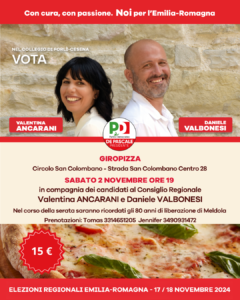 Giropizza con i candidati @ Circolo San Colombano