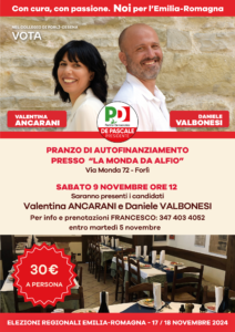 Pranzo di autofinanziamento con i candidati @ La Monda da Alfio